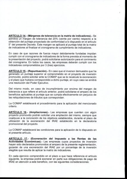 Hoja 10/15 del decreto MEF 172 de 30 de setiembre 2020