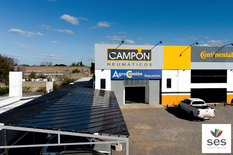 Lee más sobre el artículo Campón Neumáticos cubre 100% de su consumo eléctrico con energía fotovoltaica